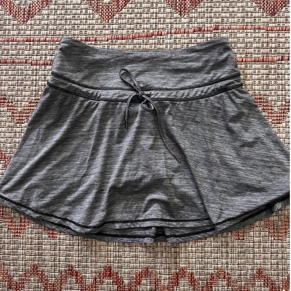 Kyodan | Women's Heatheted Gray Active Tennis Golf Skort Skirt, Size P/S